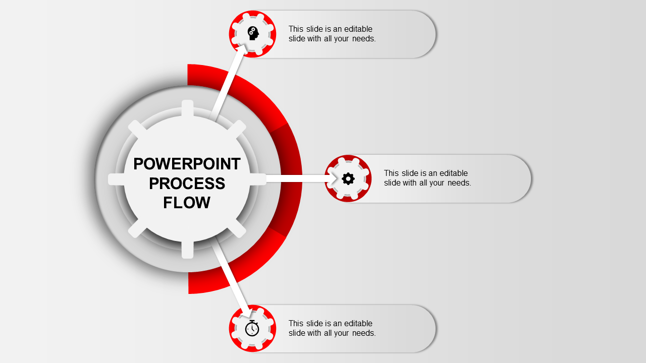powerpoint process flow template-powerpoint process flow-3-red